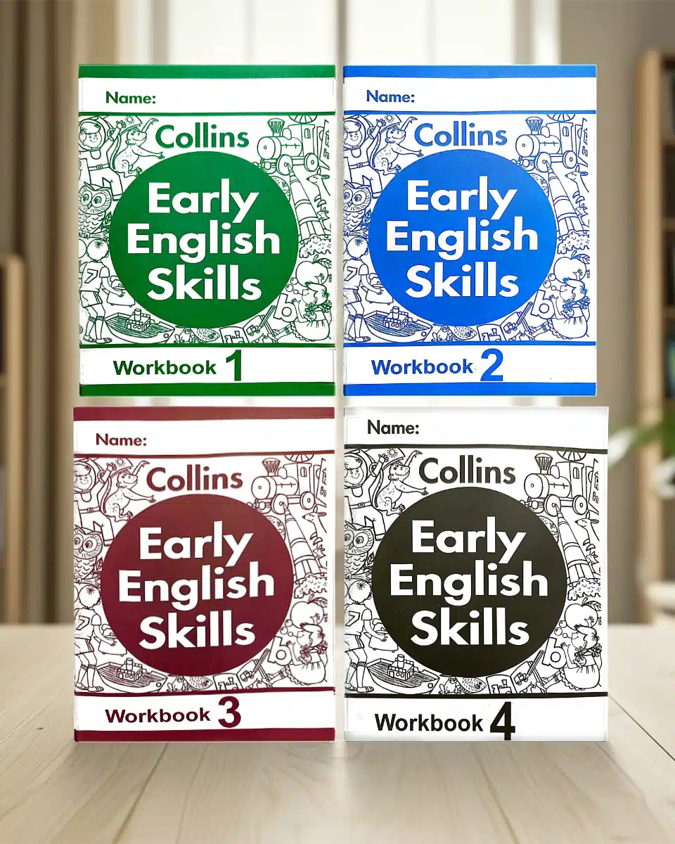 Collins Early English Skills Book Set (4 Books) Kids English Grammar and Vocabulary Book Bangladesh Collins English Skills Early Learning ৪টি বই