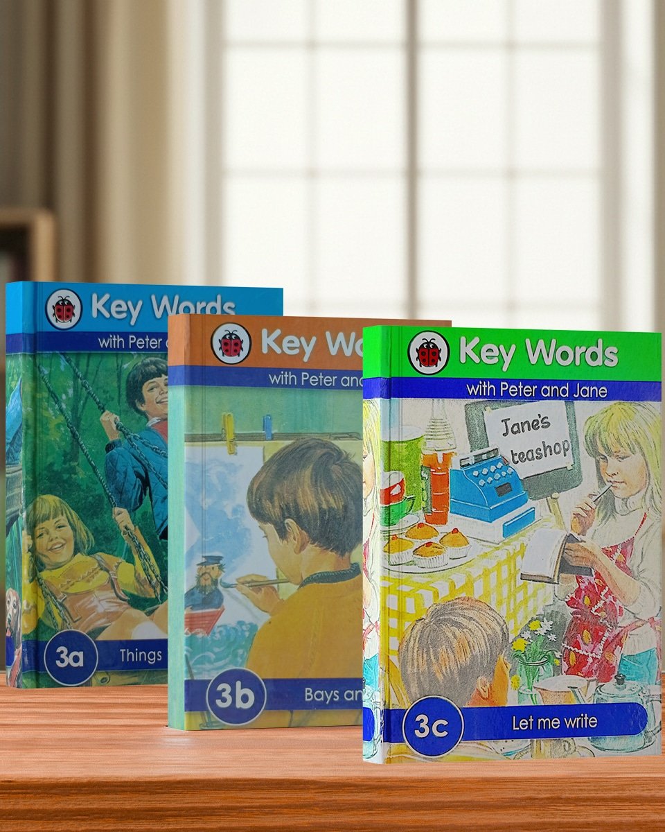 Ladybird Key Words with Peter and Jane – Level 3a, 3b, 3c শিশুদের জন্য ইংরেজি শেখার বই