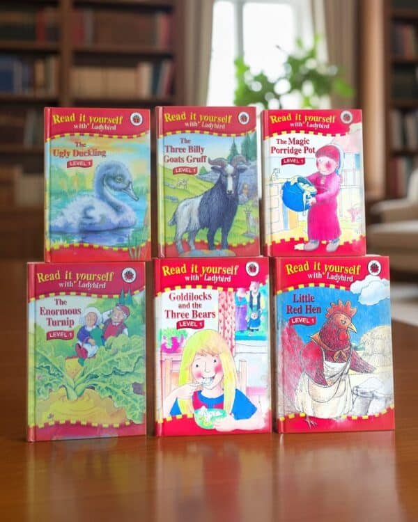 Ladybird Read it Yourself Level 1 story books collection – bedtime and English reading practice set for kids