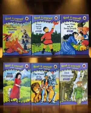 Ladybird Read it Yourself Level 4 – 6 classic storybooks set for children’s English reading practice.