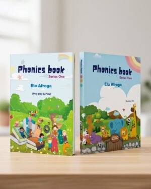 Ela Afroga’s Phonics Book Series Package (1 & 2) – শিশুদের জন্য ধাপে ধাপে ইংরেজি শেখার বই ফনিক্স বুক সিরিজ ১ ও ২ প্যাকেজ – বাংলাদেশের একমাত্র পূর্ণাঙ্গ ফনিক্স বই
