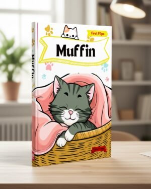 Muffin by Ela Afroga – First Flips Phonics Story Book Series, শিশুদের জন্য মজার গল্প, ৩০ পৃষ্ঠা, বিড়ালছানা ও মিষ্টি মেয়ের funny story.